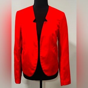 Divided Bright Red Open Blazer Jacket